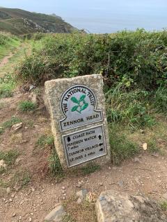 Zennor Head - we followed the path into the village to complete the day's walking